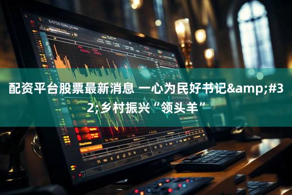 配资平台股票最新消息 一心为民好书记 乡村振兴“领头羊”
